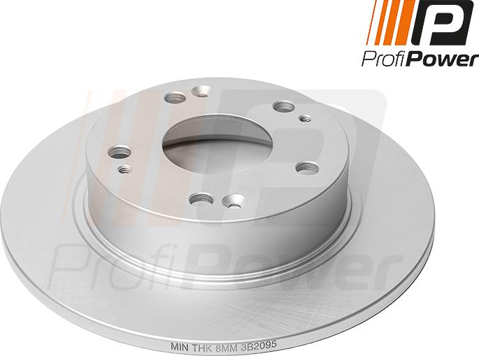 ProfiPower 3B2095 - Спирачен диск vvparts.bg