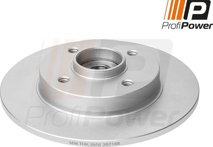 ProfiPower 3B2168 - Спирачен диск vvparts.bg