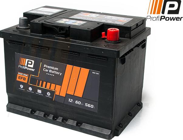 ProfiPower PP-600 EFB - Стартов акумулатор vvparts.bg