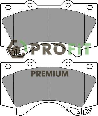 Profit 5005-4229 - Комплект спирачно феродо, дискови спирачки vvparts.bg