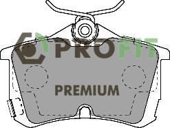 Profit 5005-1506 - Комплект спирачно феродо, дискови спирачки vvparts.bg