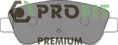 Profit 5005-1399 - Комплект спирачно феродо, дискови спирачки vvparts.bg