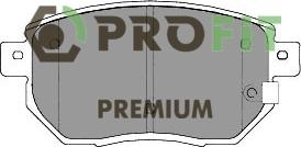 Profit 5005-1786 - Комплект спирачно феродо, дискови спирачки vvparts.bg