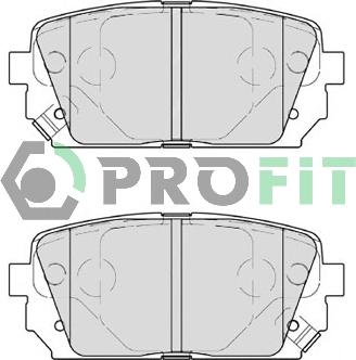 Profit 5000-4193 - Комплект спирачно феродо, дискови спирачки vvparts.bg