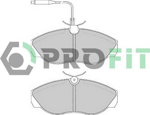 Profit 5000-0967 C - Комплект спирачно феродо, дискови спирачки vvparts.bg