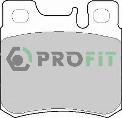 Profit 5000-0644 C - Комплект спирачно феродо, дискови спирачки vvparts.bg