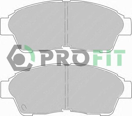 Profit 5000-0867 - Комплект спирачно феродо, дискови спирачки vvparts.bg