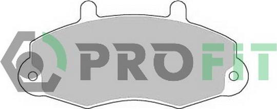 Profit 5000-0700 - Комплект спирачно феродо, дискови спирачки vvparts.bg