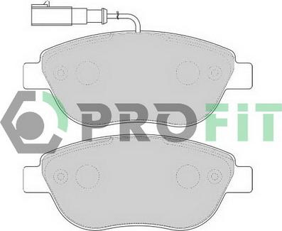 Profit 5000-1467 C - Комплект спирачно феродо, дискови спирачки vvparts.bg