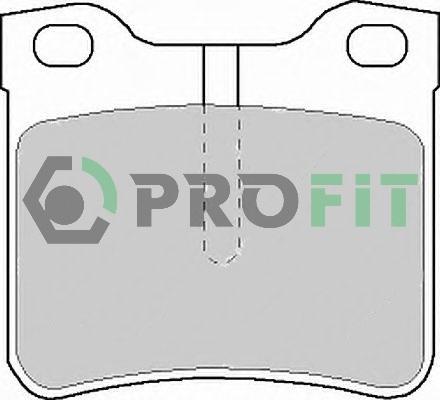 Profit 5000-1044 - Комплект спирачно феродо, дискови спирачки vvparts.bg