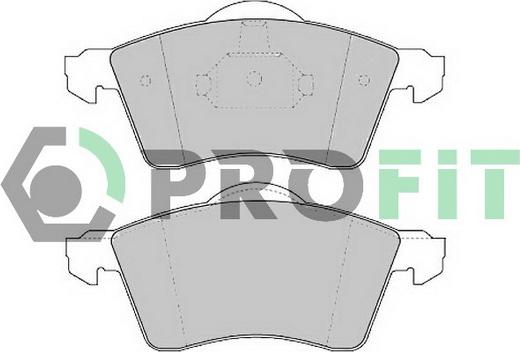 Profit 5000-1163 - Комплект спирачно феродо, дискови спирачки vvparts.bg