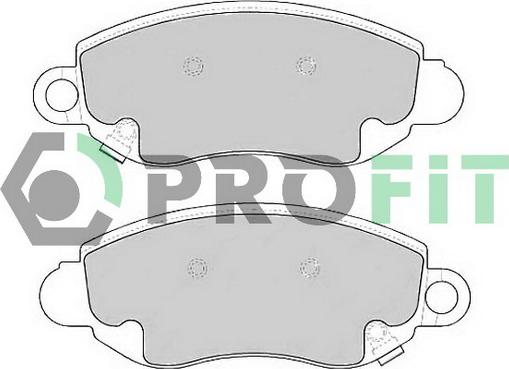 Profit 5000-1881 - Комплект спирачно феродо, дискови спирачки vvparts.bg