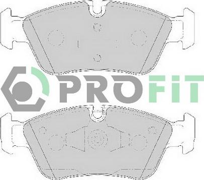 Profit 5000-1751 C - Комплект спирачно феродо, дискови спирачки vvparts.bg