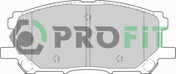 Profit 5000-1715 C - Комплект спирачно феродо, дискови спирачки vvparts.bg