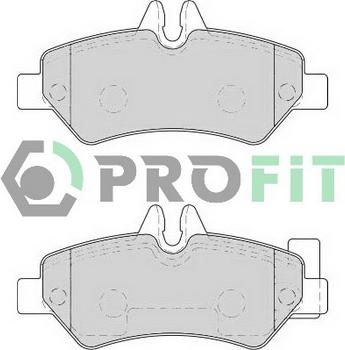 Profit 5000-1780 - Комплект спирачно феродо, дискови спирачки vvparts.bg