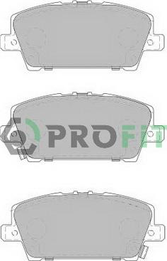 Profit 5000-2006 - Комплект спирачно феродо, дискови спирачки vvparts.bg