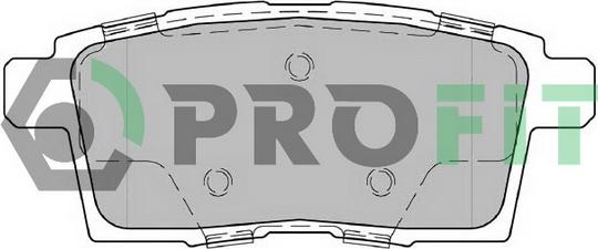 Profit 5000-2020 - Комплект спирачно феродо, дискови спирачки vvparts.bg