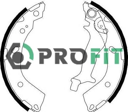 Profit 5001-4083 - Комплект спирачна челюст vvparts.bg