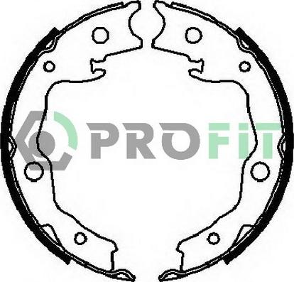 Profit 5001-4029 - Комплект спирачна челюст vvparts.bg