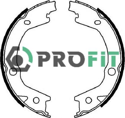 Profit 5001-4021 - Комплект спирачна челюст vvparts.bg