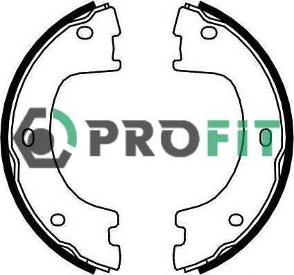 Profit 5001-4103 - Комплект спирачна челюст vvparts.bg