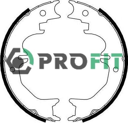 Profit 5001-4120 - Комплект спирачна челюст vvparts.bg