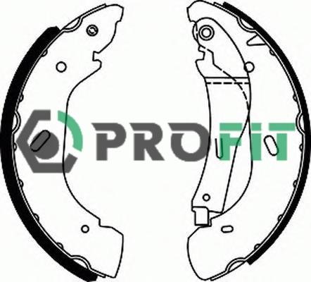 Profit 5001-5980 - Комплект спирачна челюст vvparts.bg