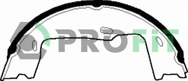 Profit 5001-0227 - Комплект спирачна челюст vvparts.bg