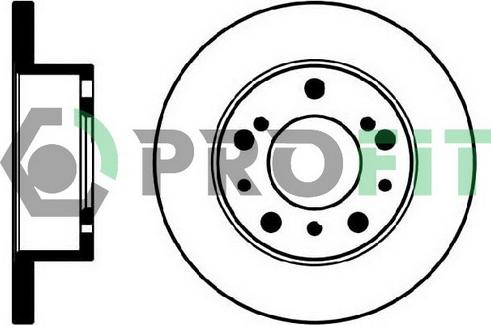 Profit 5010-0063 - Спирачен диск vvparts.bg