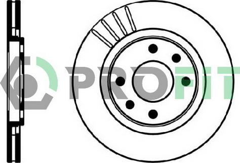 Profit 5010-0192 - Спирачен диск vvparts.bg