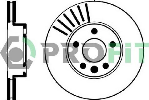 Profit 5010-0846 - Спирачен диск vvparts.bg