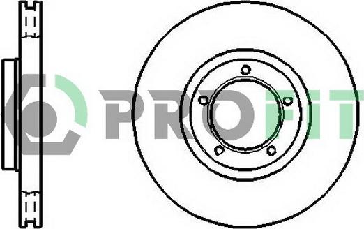 Profit 5010-0848 - Спирачен диск vvparts.bg