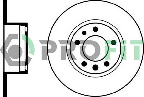 Profit 5010-0210 - Спирачен диск vvparts.bg