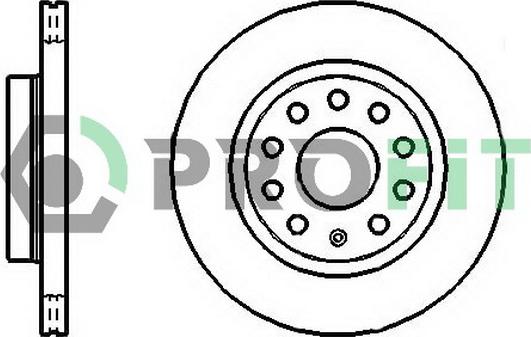 Profit 5010-1504 - Спирачен диск vvparts.bg