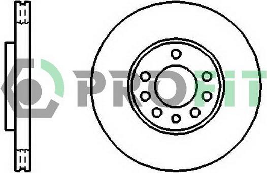 Profit 5010-1191 - Спирачен диск vvparts.bg