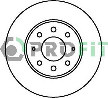 Profit 5010-2005 - Спирачен диск vvparts.bg