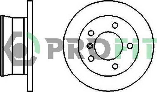 Profit 5010-2001 - Спирачен диск vvparts.bg