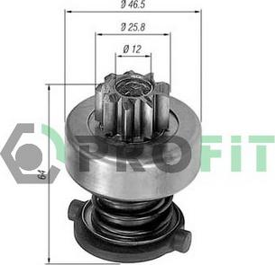 Profit 1910-8050 - Зъбно колелце, стартер vvparts.bg