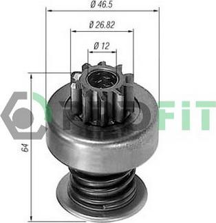 Profit 1910-8003 - Зъбно колелце, стартер vvparts.bg