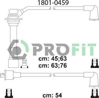 Profit 1801-0459 - Комплект запалителеи кабели vvparts.bg