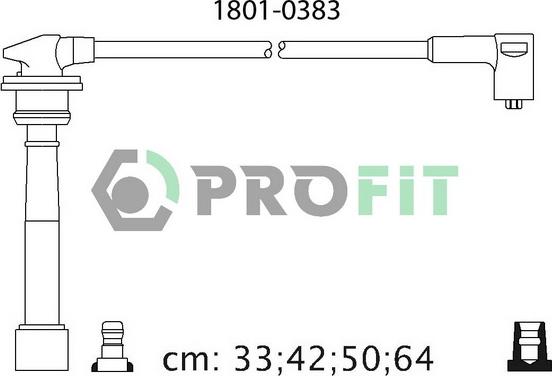 Profit 1801-0383 - Комплект запалителеи кабели vvparts.bg