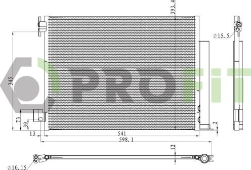 Profit 1770-0099 - Кондензатор, климатизация vvparts.bg