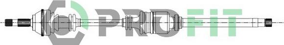 Profit 2730-0087 - Полуоска vvparts.bg