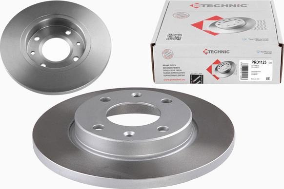 Protechnic PRD1125 - Спирачен диск vvparts.bg