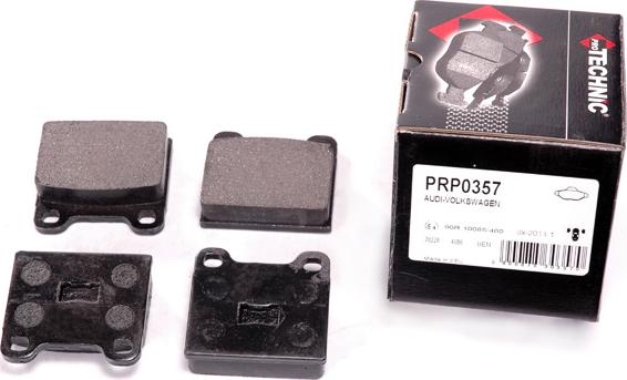 Protechnic PRP0357 - Комплект спирачно феродо, дискови спирачки vvparts.bg
