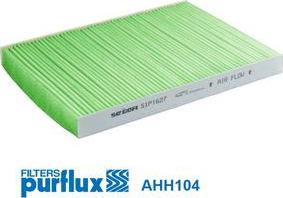 Purflux AHH104 - Филтър купе (поленов филтър) vvparts.bg
