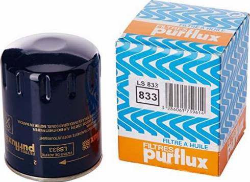 Purflux LS833 - Маслен филтър vvparts.bg