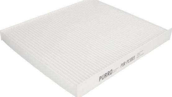 PURRO PUR-PC1003 - Филтър купе (поленов филтър) vvparts.bg