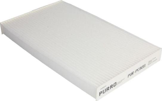 PURRO PUR-PC8011 - Филтър купе (поленов филтър) vvparts.bg