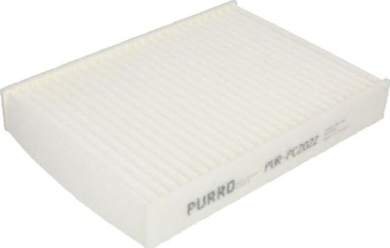 PURRO PUR-PC2022 - Филтър купе (поленов филтър) vvparts.bg